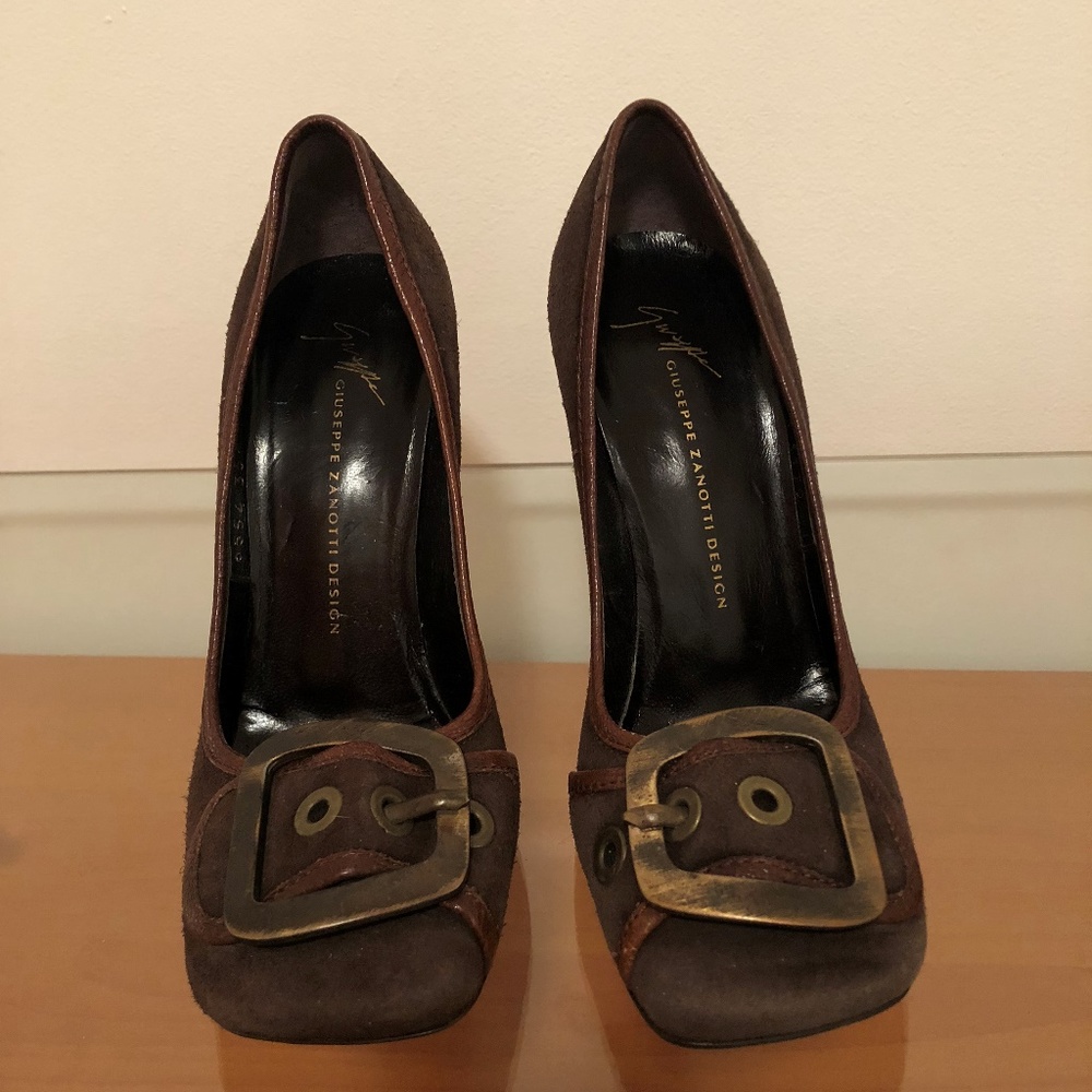 New Brown Suede Shoes by Guiseppe Zanotti